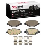 DFC 13-19 Ford Explorer Rear 5000 Advanced Ceramic Brake Pads and Hardware Kit thumbnail 1