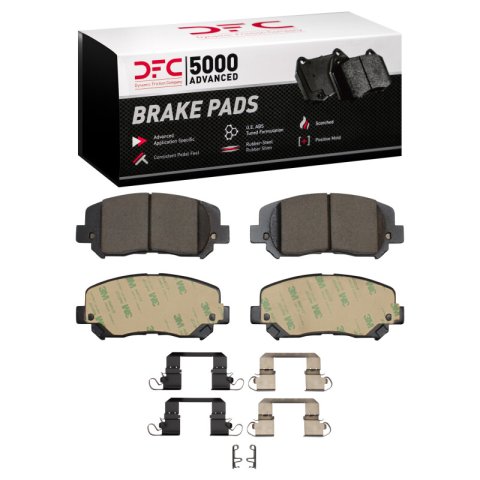 DFC 14-22 Chrysler 200 Front 5000 Advanced Ceramic Brake Pads and Hardware Kit