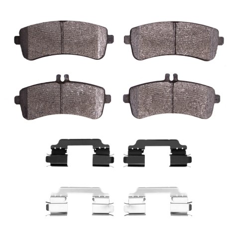 DFC 13-19 Mercedes-Benz SL65 AMG Rear 5000 Advanced Low Metallic Brake Pads and Hardware Kit
