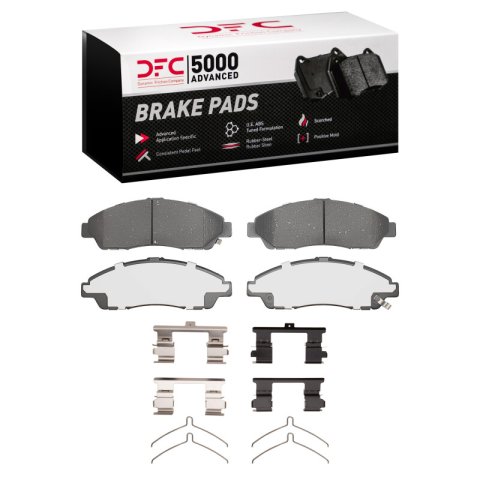 DFC 17-20 Acura MDX Front 5000 Advanced Ceramic Brake Pads and Hardware Kit