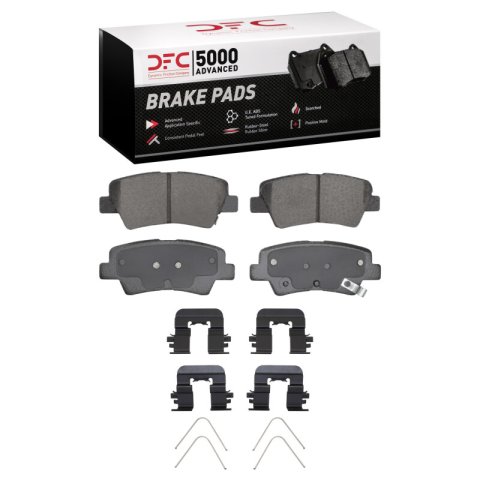 DFC 12-24 Hyundai Kona Rear 5000 Advanced Ceramic Brake Pads and Hardware Kit