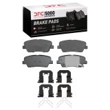 DFC 10-19 Hyundai Santa Fe Rear 5000 Advanced Ceramic Brake Pads and Hardware Kit thumbnail 1