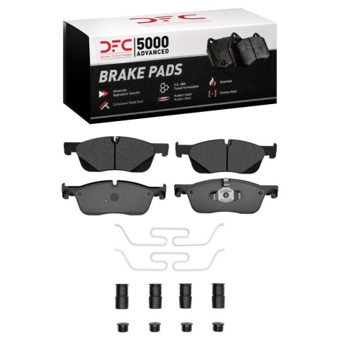 DFC 15-19 Jaguar E-Pace Front 5000 Advanced Ceramic Brake Pads and Hardware Kit