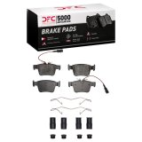 DFC 17-25 Alfa Romeo Giula Rear 5000 Advanced Ceramic Brake Pads and Hardware Kit thumbnail 1