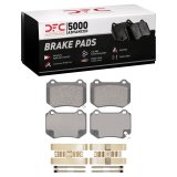DFC 18-25 Subaru WRX Rear 5000 Advanced Low Metallic Brake Pads and Hardware Kit thumbnail 1