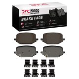 DFC 20-25 Ford Explorer Rear 5000 Advanced Ceramic Brake Pads and Hardware Kit thumbnail 1