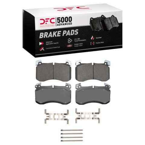 DFC 19-25 Mercedes-Benz GLE63 AMG S SUV Front 5000 Advanced Low Metallic Brake Pads and Hardware Kit