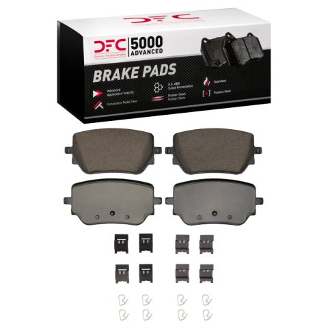 DFC 20-25 Mercedes-Benz GLA250 (USA/Canada) Rear 5000 Advanced Ceramic Brake Pads and Hardware Kit