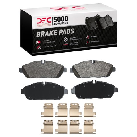 DFC 20-25 Ford Transit-250 Front 5000 Advanced Semi Metallic Brake Pads and Hardware Kit