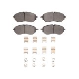 DFC 21-25 Audi Q4 e-tron Front 5000 Advanced Low Metallic Brake Pads and Hardware Kit thumbnail 1