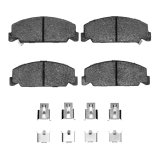 DFC 88-00 Honda Civic Front 5000 Advanced Semi Metallic Brake Pads and Hardware Kit thumbnail 4