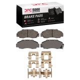DFC 97-01 Acura Integra Front 5000 Advanced Low Metallic Brake Pads and Hardware Kit thumbnail 1