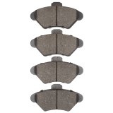 DFC 94-98 Ford Mustang Front 5000 Advanced Semi Metallic Brake Pads and Hardware Kit thumbnail 2
