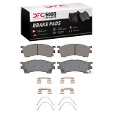 DFC 93-00 Ford Probe Front 5000 Advanced Semi Metallic Brake Pads and Hardware Kit thumbnail 1