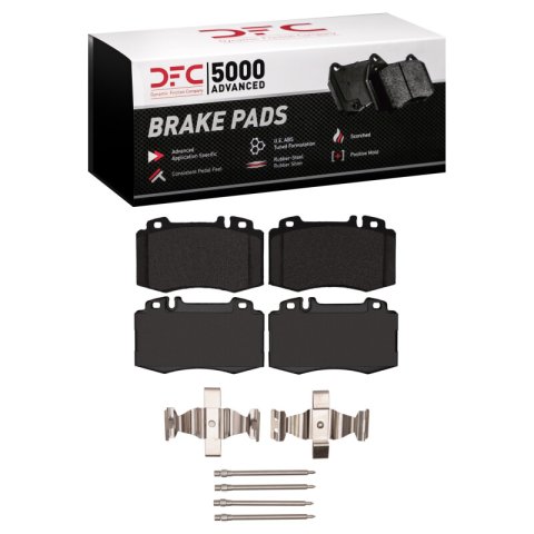 DFC 02-06 Mercedes-Benz E500 Front 5000 Advanced Ceramic Brake Pads and Hardware Kit