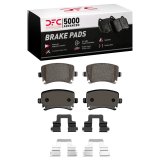 DFC 05-11 Audi TT Rear 5000 Advanced Low Metallic Brake Pads and Hardware Kit thumbnail 1
