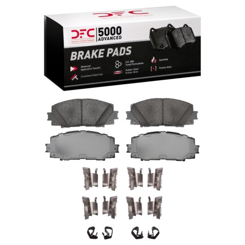 DFC 10-17 Lexus CT200H Front 5000 Advanced Ceramic Brake Pads and Hardware Kit