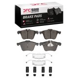 DFC 09-15 Jaguar XF Front 5000 Advanced Low Metallic Brake Pads and Hardware Kit thumbnail 1