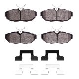 DFC 07-14 Ford Mustang Rear 5000 Advanced Low Metallic Brake Pads and Hardware Kit thumbnail 1