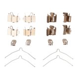 DFC 15-21 Jeep Cherokee Front 5000 Advanced Low Metallic Brake Pads and Hardware Kit thumbnail 2
