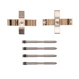 DFC 19-22 Genesis G70 Rear 5000 Advanced Low Metallic Brake Pads and Hardware Kit thumbnail 2
