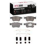 DFC 20-25 Ford Bronco Sport Front 5000 Advanced Low Metallic Brake Pads and Hardware Kit thumbnail 1
