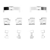 DFC 80-84 Toyota Tercel Front Premium Hardware Kit thumbnail 1