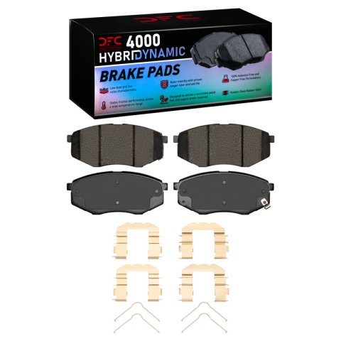 DFC 10-11 Hyundai Tucson Front 4000 HybriDynamic Brake Pads and Hardware Kit