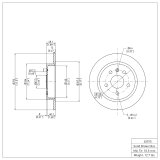 DFC 11-16 Buick Regal Rear Brake Rotor thumbnail 5