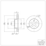 DFC 63-82 Chevrolet Corvette Front Brake Rotor thumbnail 4
