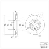 DFC 03-15 Audi Q7 Left Front Brake Rotor thumbnail 3