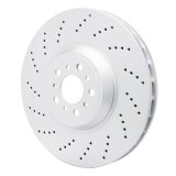 DFC 21-25 BMW M3 Left Front Drilled GeoSPEC Coated Rotor thumbnail 2