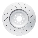 DFC 21-25 BMW M3 Left Front Drilled GeoSPEC Coated Rotor thumbnail 3