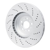 DFC 21-25 BMW M3 Left Front Drilled GeoSPEC Coated Rotor thumbnail 5