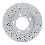 DFC 98-12 Porsche 911 Right Front Drilled Hi-Carbon Alloy Geomet Coated Rotor thumbnail 1