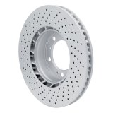 DFC 98-12 Porsche 911 Right Front Drilled Hi-Carbon Alloy Geomet Coated Rotor thumbnail 3