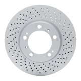 DFC 98-12 Porsche 911 Right Front Drilled Hi-Carbon Alloy Geomet Coated Rotor thumbnail 5