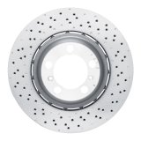 DFC 13-19 Porsche 911 Right Rear Drilled Hi-Carbon Alloy Geomet Coated Rotor thumbnail 1