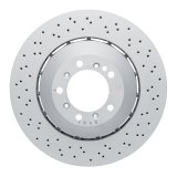 DFC 16-23 Porsche Cayman Right Front Drilled Hi-Carbon Alloy Geomet Coated Rotor thumbnail 1