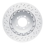 DFC 16-23 Porsche Cayman Right Front Drilled Hi-Carbon Alloy Geomet Coated Rotor thumbnail 2