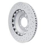 DFC 16-23 Porsche Cayman Right Front Drilled Hi-Carbon Alloy Geomet Coated Rotor thumbnail 5