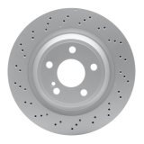 DFC 13-20 Mercedes-Benz SL450 Rear Drilled Hi-Carbon Alloy Geomet Coated Rotor thumbnail 1
