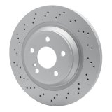 DFC 13-20 Mercedes-Benz SL450 Rear Drilled Hi-Carbon Alloy Geomet Coated Rotor thumbnail 2