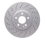 DFC 14-20 Infiniti QX30 Front Drilled Hi-Carbon Alloy Geomet Coated Rotor thumbnail 1