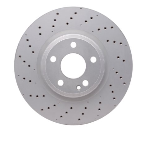 DFC 14-20 Infiniti QX30 Front Drilled Hi-Carbon Alloy Geomet Coated Rotor