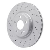 DFC 14-20 Infiniti QX30 Front Drilled Hi-Carbon Alloy Geomet Coated Rotor thumbnail 2