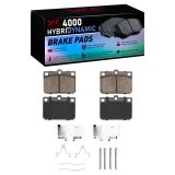 DFC 81-83 Toyota Corolla (US/Canada) Front 4000 HybriDynamic Brake Pads and Hardware Kit thumbnail 1