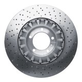DFC 15-17 Porsche 911 Left Front Drilled Hi-Carbon Alloy Geomet Coated Rotor thumbnail 4