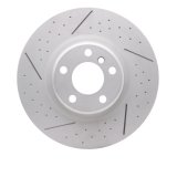 DFC 12-20 BMW 230i Rear Dimpled & Slotted Hi-Carbon Alloy Geomet Coated Rotor thumbnail 1