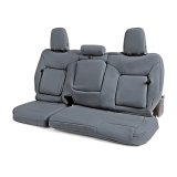 Covercraft 23-26 Ford F250-F550 SD Leatherette PrecisionFit Custom Front Row Seat Covers - Med Grey thumbnail 4